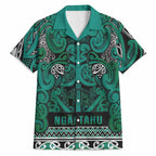 Aotearoa Iwi Ngai Tahu Hawaiian Shirt Maori Wharenui House Tribal Pattern
