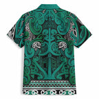 Aotearoa Iwi Ngai Tahu Hawaiian Shirt Maori Wharenui House Tribal Pattern