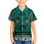 Aotearoa Iwi Ngai Tahu Hawaiian Shirt Maori Wharenui House Tribal Pattern