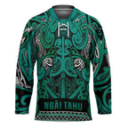 Aotearoa Iwi Ngai Tahu Hockey Jersey Maori Wharenui House Tribal Pattern