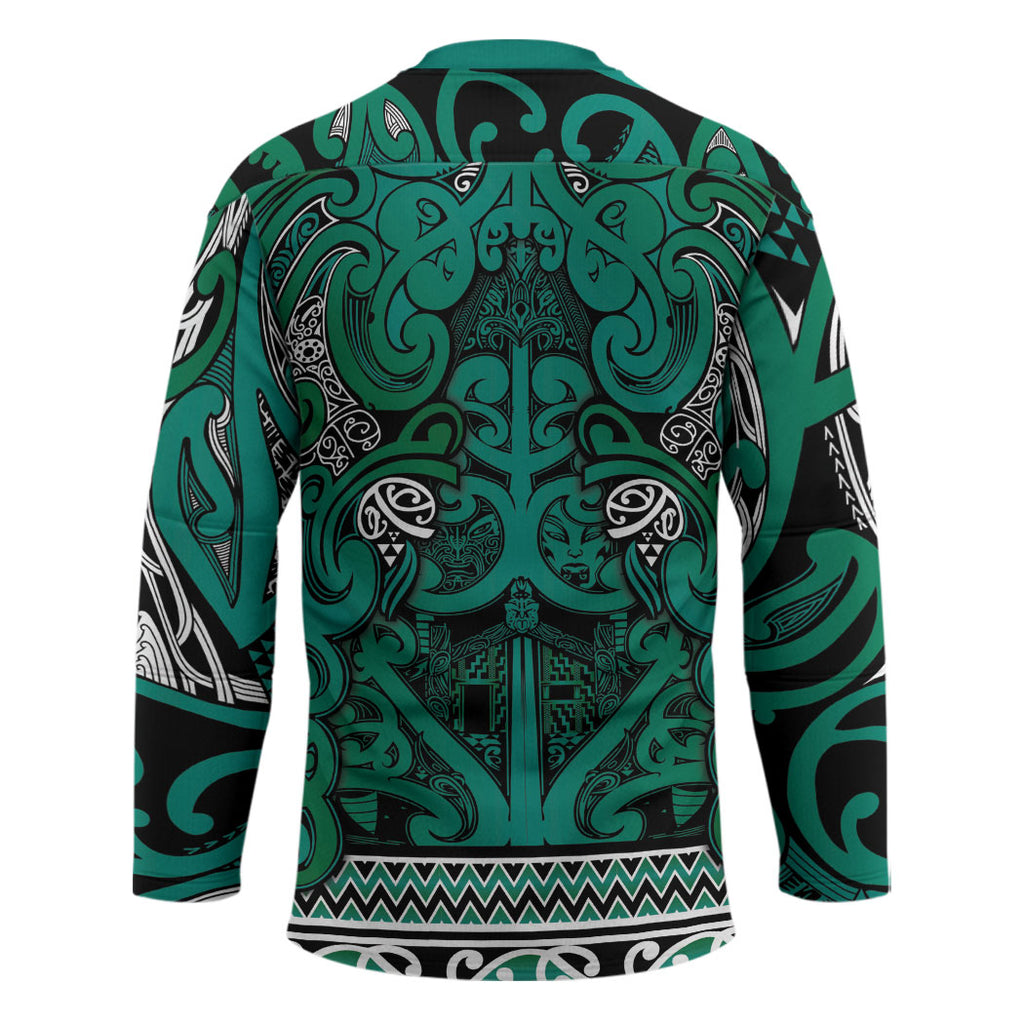 Aotearoa Iwi Ngai Tahu Hockey Jersey Maori Wharenui House Tribal Pattern