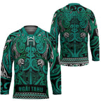 Aotearoa Iwi Ngai Tahu Hockey Jersey Maori Wharenui House Tribal Pattern
