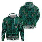 Aotearoa Iwi Ngai Tahu Hoodie Maori Wharenui House Tribal Pattern