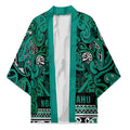 Aotearoa Iwi Ngai Tahu Kimono Maori Wharenui House Tribal Pattern