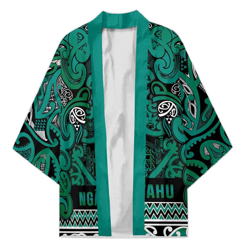 Aotearoa Iwi Ngai Tahu Kimono Maori Wharenui House Tribal Pattern