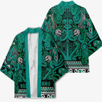 Aotearoa Iwi Ngai Tahu Kimono Maori Wharenui House Tribal Pattern