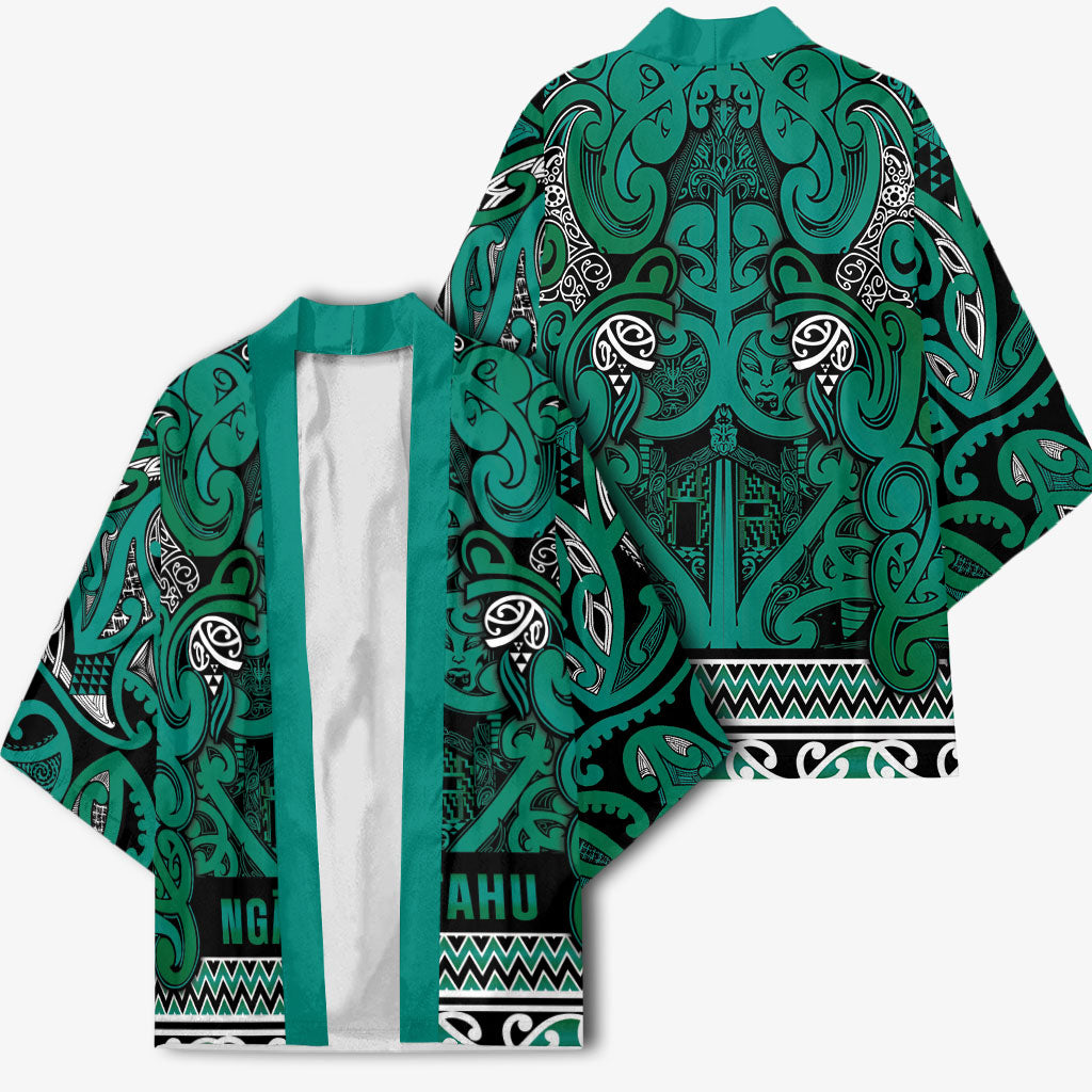 Aotearoa Iwi Ngai Tahu Kimono Maori Wharenui House Tribal Pattern