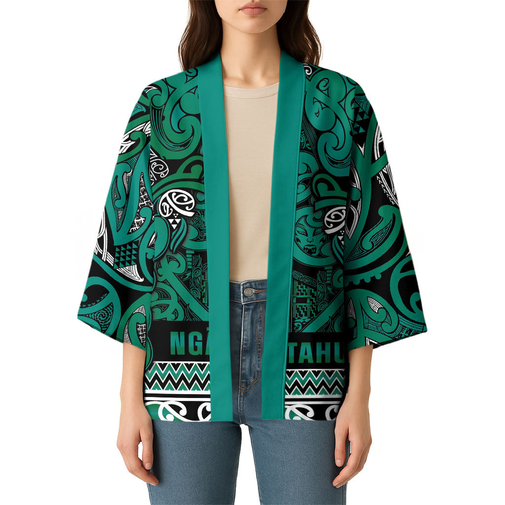 Aotearoa Iwi Ngai Tahu Kimono Maori Wharenui House Tribal Pattern