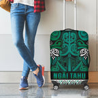 Aotearoa Iwi Ngai Tahu Luggage Cover Maori Wharenui House Tribal Pattern