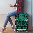 Aotearoa Iwi Ngai Tahu Luggage Cover Maori Wharenui House Tribal Pattern
