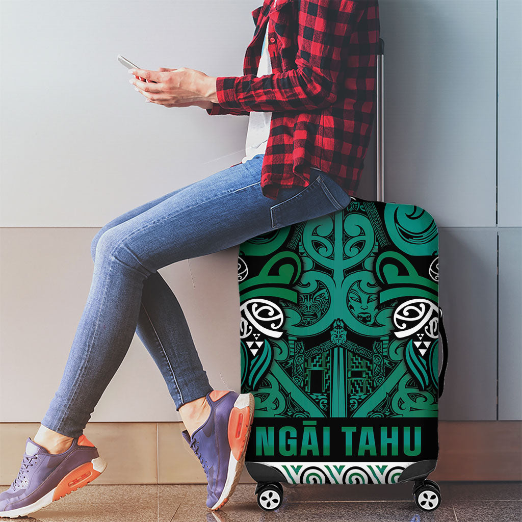 Aotearoa Iwi Ngai Tahu Luggage Cover Maori Wharenui House Tribal Pattern