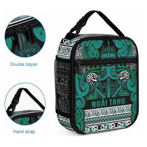 Aotearoa Iwi Ngai Tahu Lunch Bag Maori Wharenui House Tribal Pattern