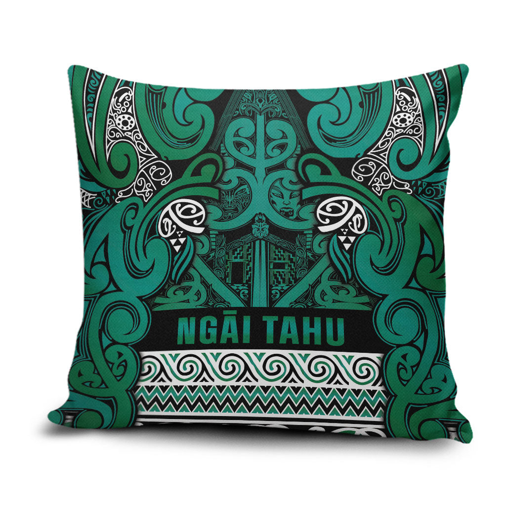 Aotearoa Iwi Ngai Tahu Pillow Cover Maori Wharenui House Tribal Pattern