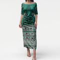 Aotearoa Iwi Ngai Tahu Puletasi Maori Wharenui House Tribal Pattern