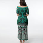 Aotearoa Iwi Ngai Tahu Puletasi Maori Wharenui House Tribal Pattern