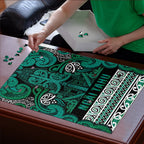 Aotearoa Iwi Ngai Tahu Puzzle Maori Wharenui House Tribal Pattern