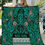 Aotearoa Iwi Ngai Tahu Quilt Maori Wharenui House Tribal Pattern