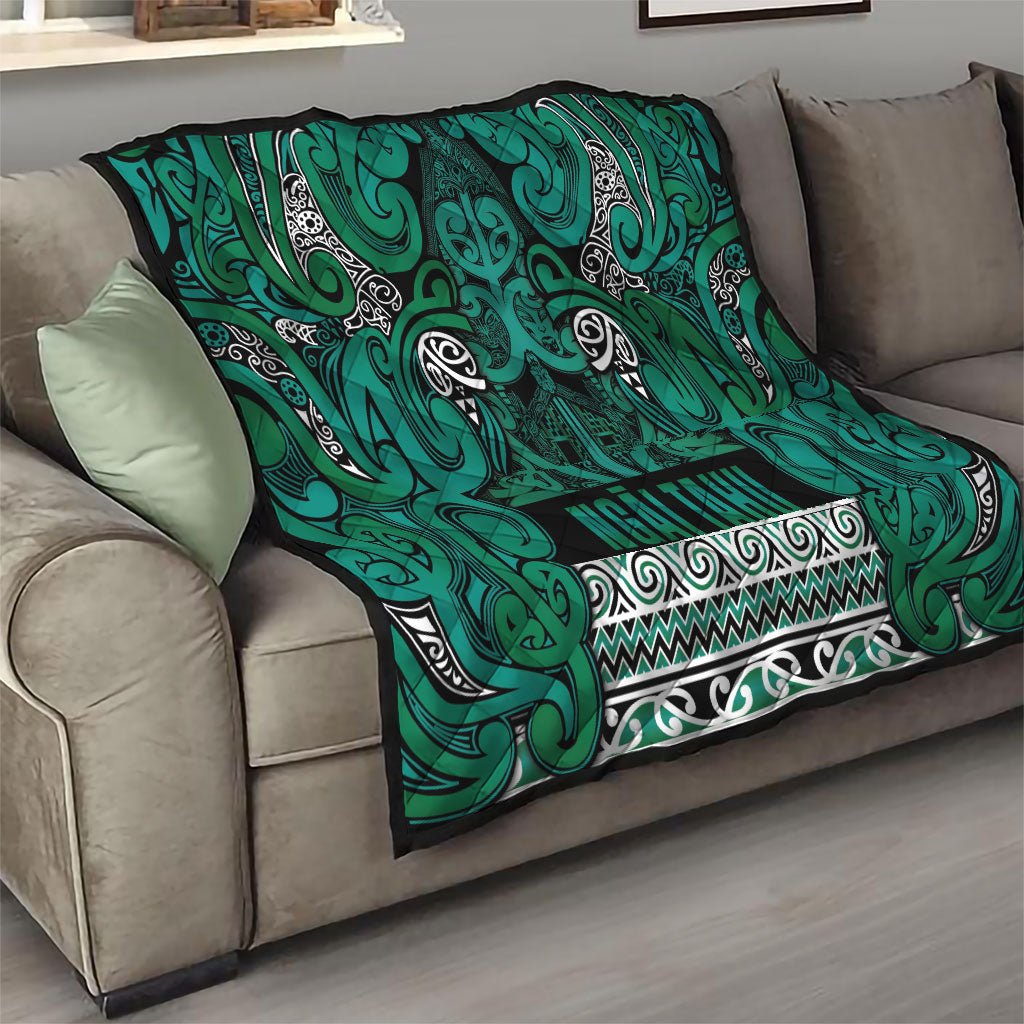 Aotearoa Iwi Ngai Tahu Quilt Maori Wharenui House Tribal Pattern