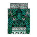 Aotearoa Iwi Ngai Tahu Quilt Bed Set Maori Wharenui House Tribal Pattern