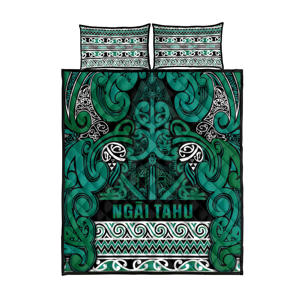 Aotearoa Iwi Ngai Tahu Quilt Bed Set Maori Wharenui House Tribal Pattern