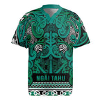 Aotearoa Iwi Ngai Tahu Rugby Jersey Maori Wharenui House Tribal Pattern