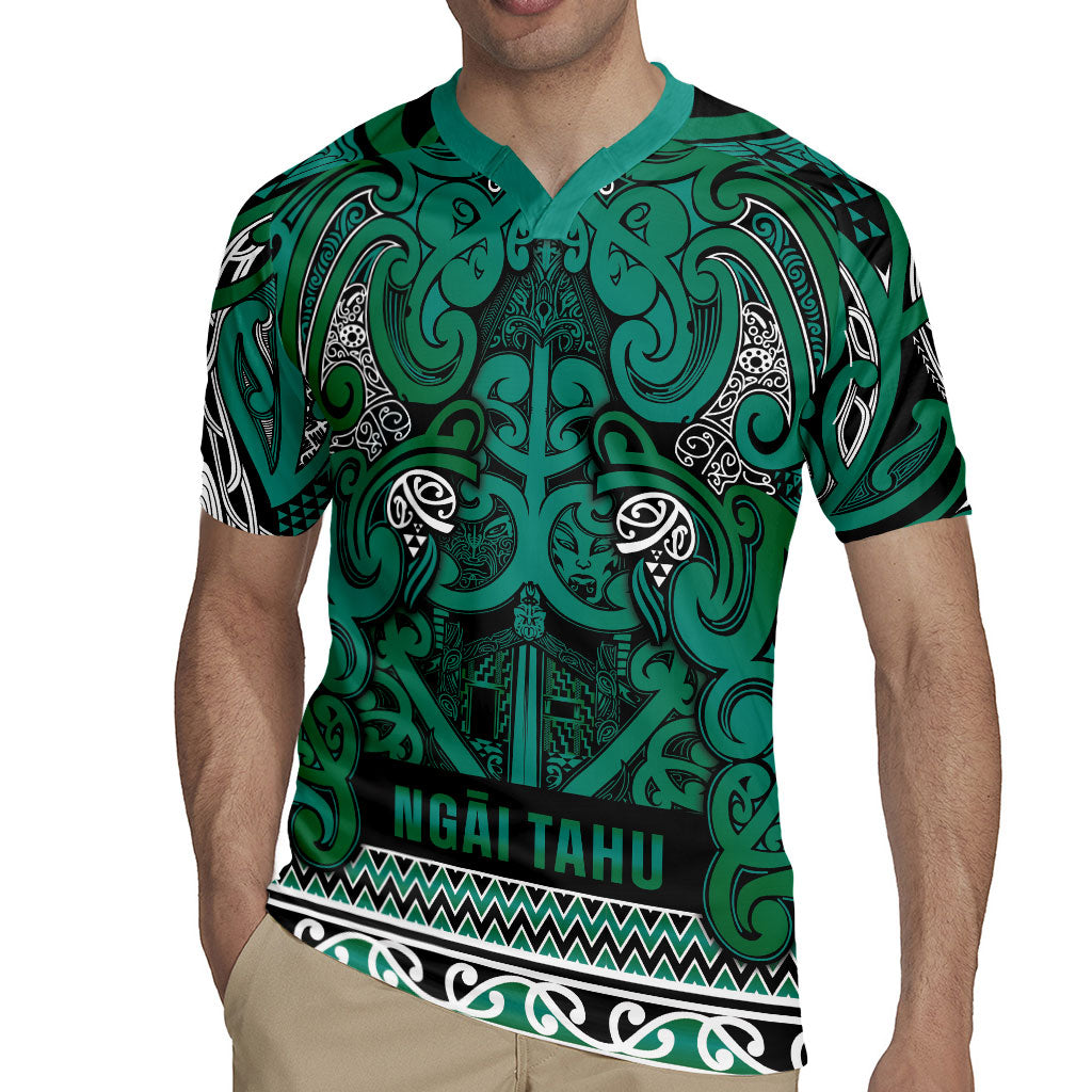 Aotearoa Iwi Ngai Tahu Rugby Jersey Maori Wharenui House Tribal Pattern