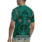 Aotearoa Iwi Ngai Tahu Rugby Jersey Maori Wharenui House Tribal Pattern