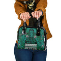 Aotearoa Iwi Ngai Tahu Shoulder Handbag Maori Wharenui House Tribal Pattern