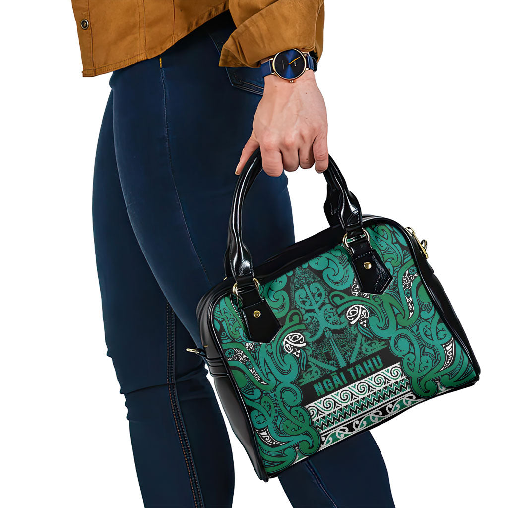 Aotearoa Iwi Ngai Tahu Shoulder Handbag Maori Wharenui House Tribal Pattern