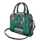 Aotearoa Iwi Ngai Tahu Shoulder Handbag Maori Wharenui House Tribal Pattern