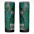 Aotearoa Iwi Ngai Tahu Skinny Tumbler Maori Wharenui House Tribal Pattern