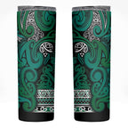 Aotearoa Iwi Ngai Tahu Skinny Tumbler Maori Wharenui House Tribal Pattern