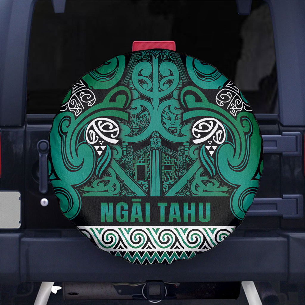 Aotearoa Iwi Ngai Tahu Spare Tire Cover Maori Wharenui House Tribal Pattern