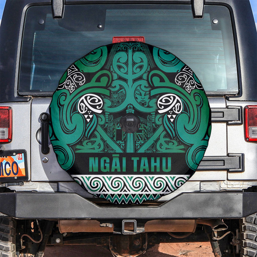 Aotearoa Iwi Ngai Tahu Spare Tire Cover Maori Wharenui House Tribal Pattern