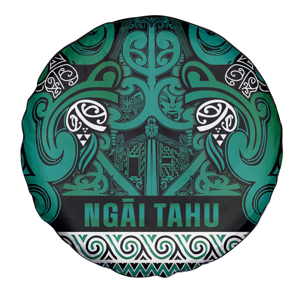 Aotearoa Iwi Ngai Tahu Spare Tire Cover Maori Wharenui House Tribal Pattern
