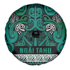 Aotearoa Iwi Ngai Tahu Spare Tire Cover Maori Wharenui House Tribal Pattern