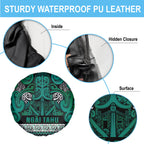 Aotearoa Iwi Ngai Tahu Spare Tire Cover Maori Wharenui House Tribal Pattern