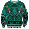 Aotearoa Iwi Ngai Tahu Sweatshirt Maori Wharenui House Tribal Pattern