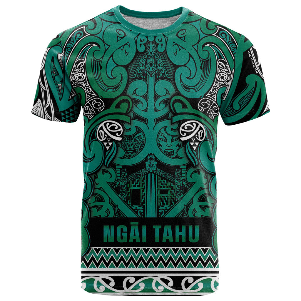 Aotearoa Iwi Ngai Tahu T Shirt Maori Wharenui House Tribal Pattern