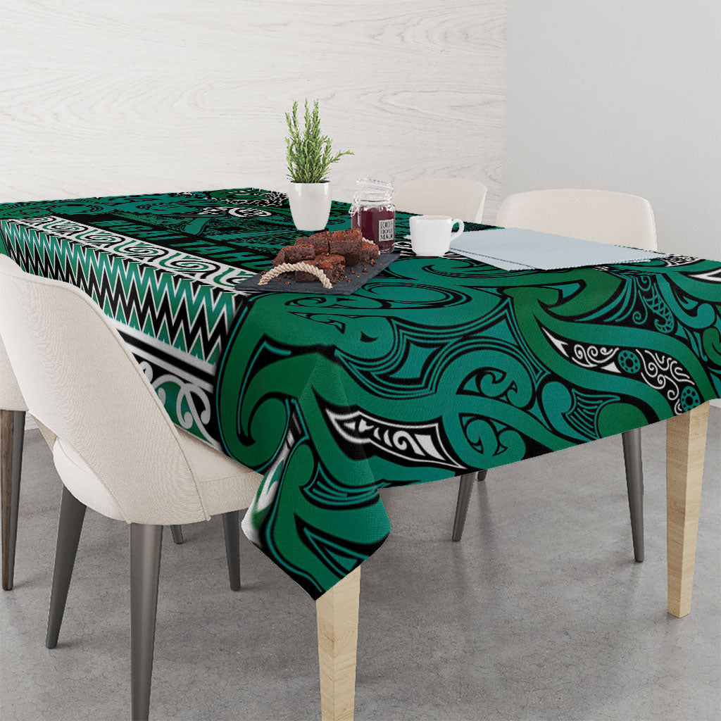Aotearoa Iwi Ngai Tahu Tablecloth Maori Wharenui House Tribal Pattern