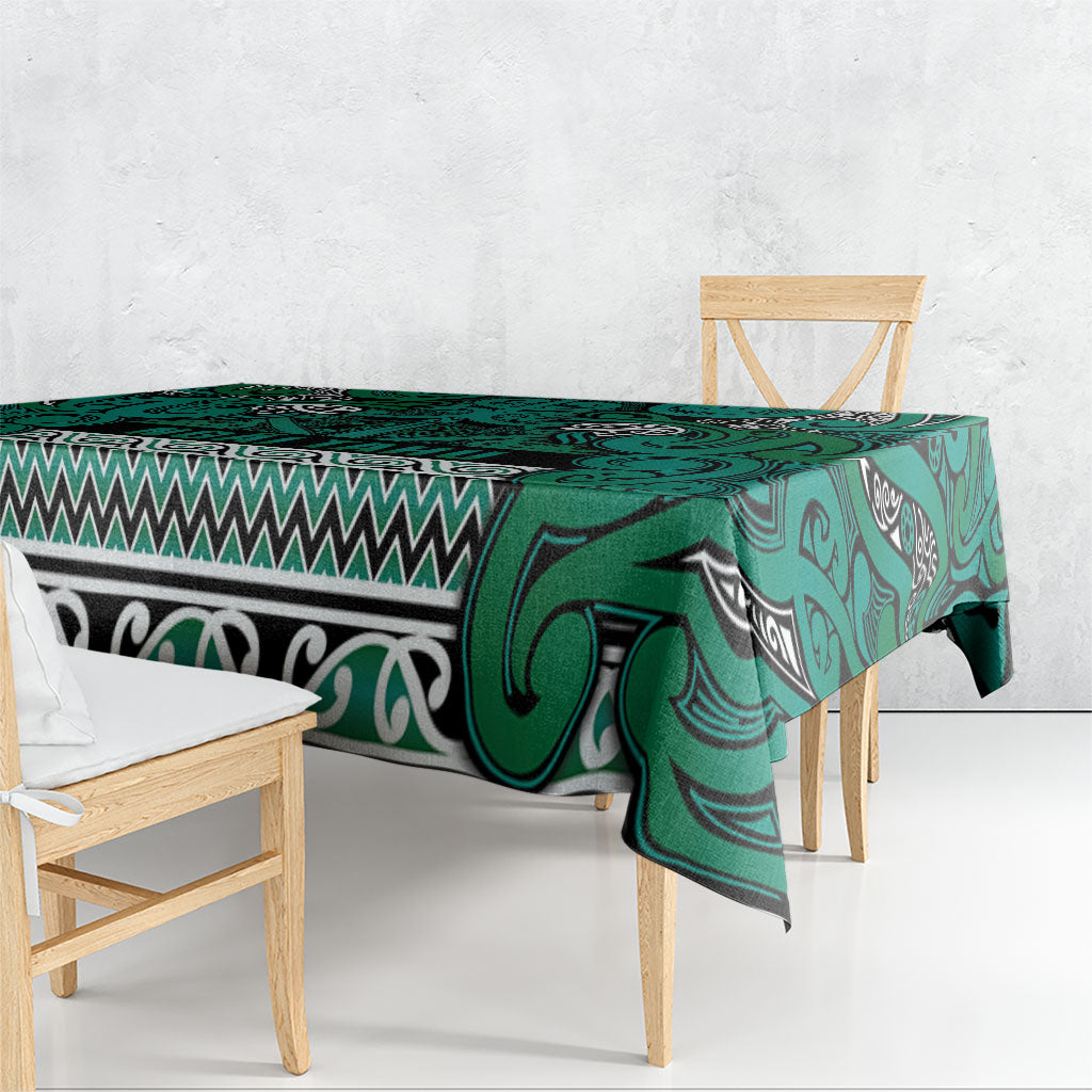 Aotearoa Iwi Ngai Tahu Tablecloth Maori Wharenui House Tribal Pattern