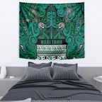 Aotearoa Iwi Ngai Tahu Tapestry Maori Wharenui House Tribal Pattern