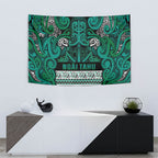 Aotearoa Iwi Ngai Tahu Tapestry Maori Wharenui House Tribal Pattern