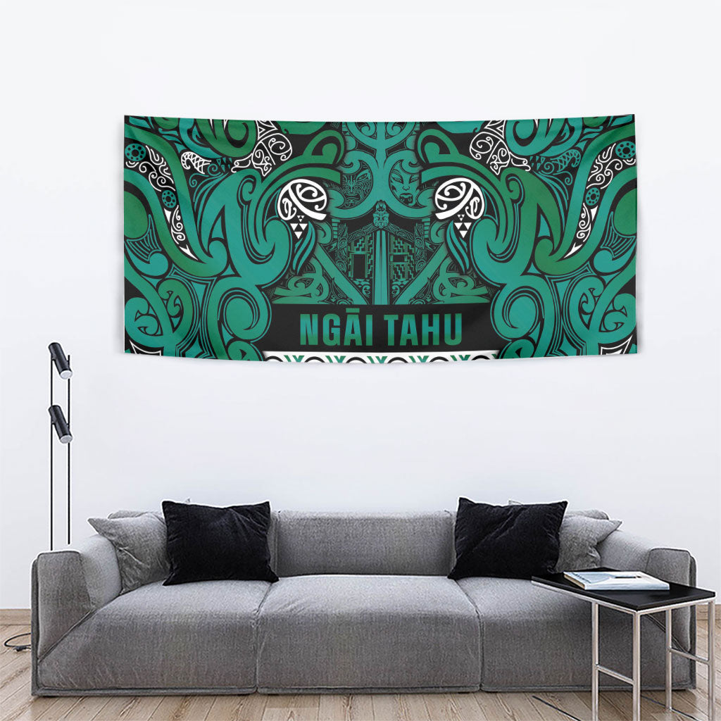 Aotearoa Iwi Ngai Tahu Tapestry Maori Wharenui House Tribal Pattern