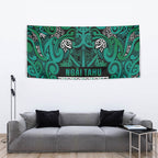 Aotearoa Iwi Ngai Tahu Tapestry Maori Wharenui House Tribal Pattern