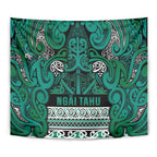 Aotearoa Iwi Ngai Tahu Tapestry Maori Wharenui House Tribal Pattern