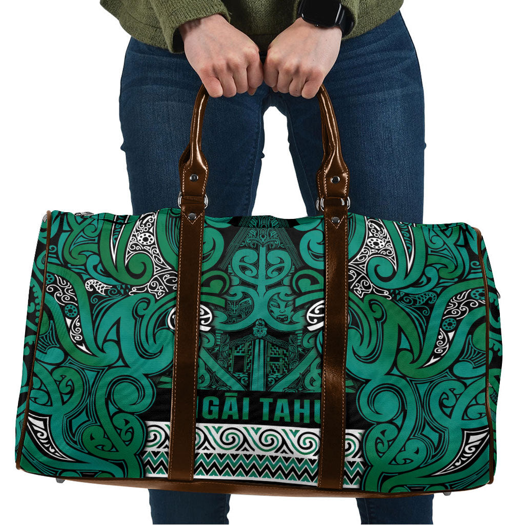 Aotearoa Iwi Ngai Tahu Travel Bag Maori Wharenui House Tribal Pattern