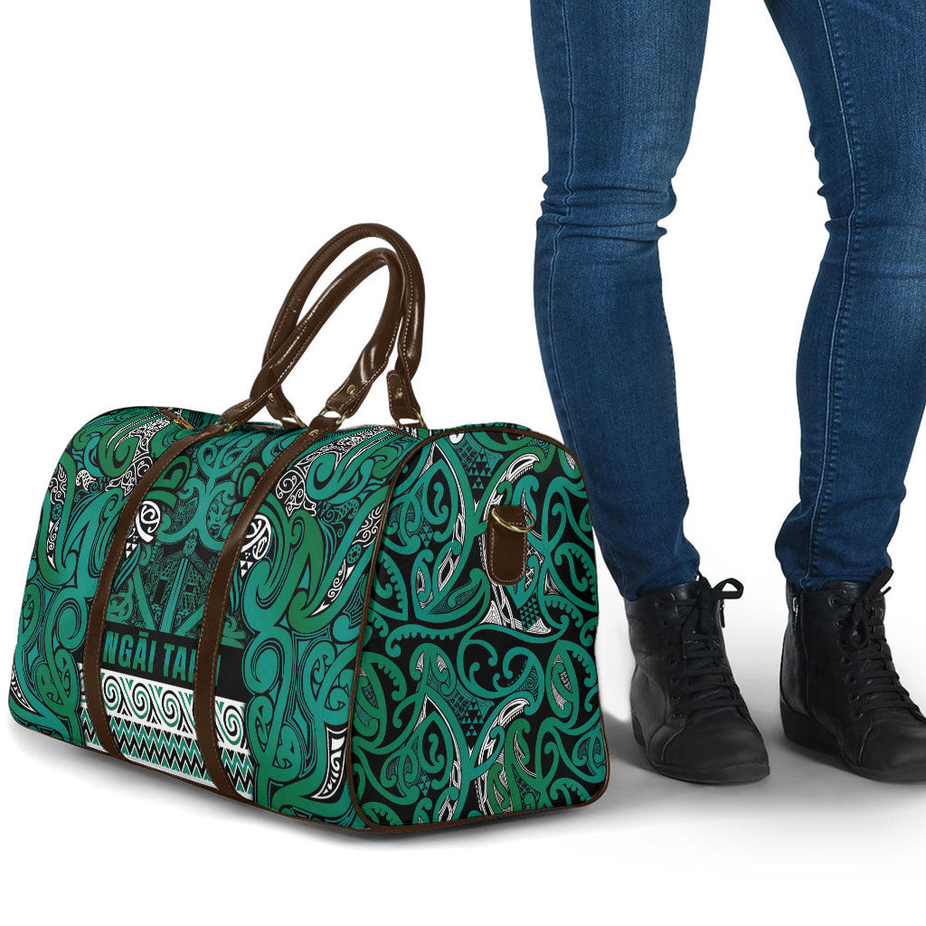 Aotearoa Iwi Ngai Tahu Travel Bag Maori Wharenui House Tribal Pattern
