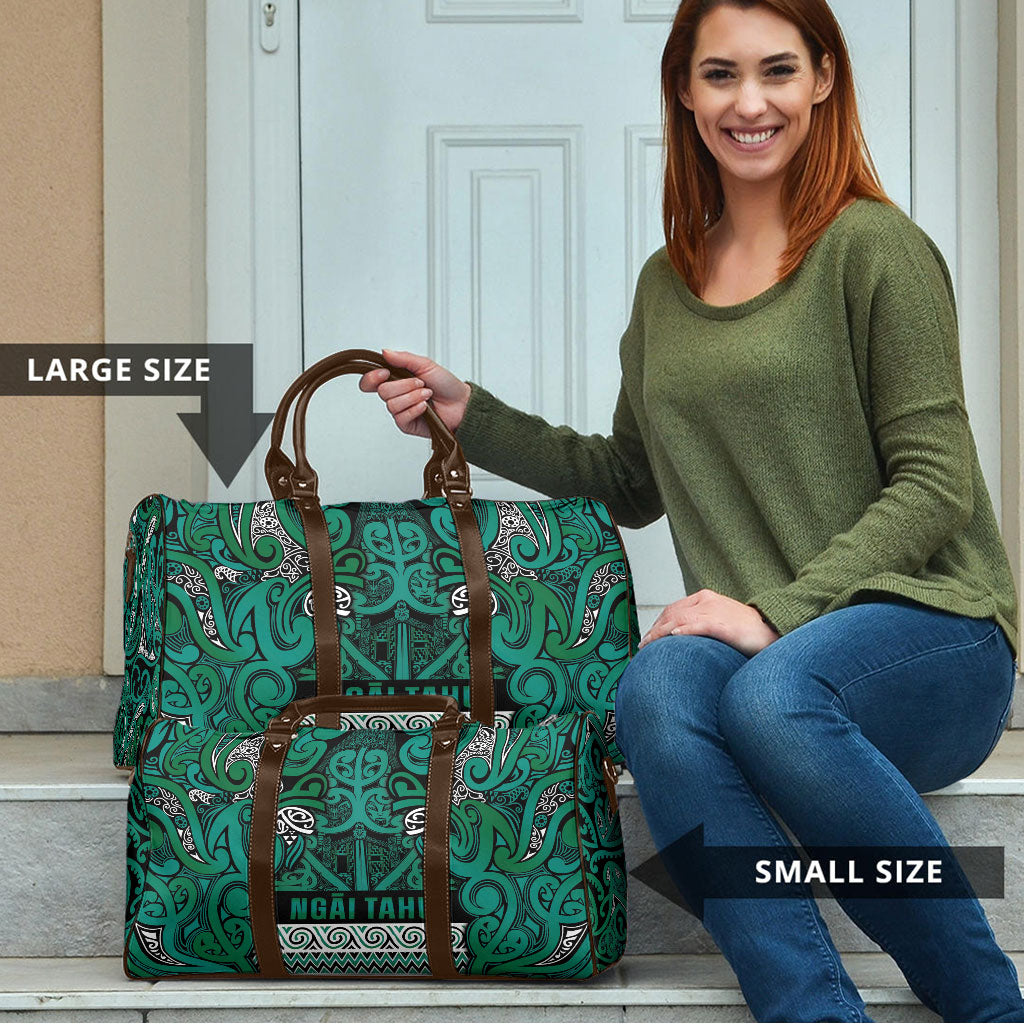 Aotearoa Iwi Ngai Tahu Travel Bag Maori Wharenui House Tribal Pattern