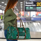 Aotearoa Iwi Ngai Tahu Travel Bag Maori Wharenui House Tribal Pattern